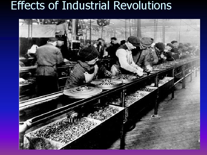 Effects of Industrial Revolutions 