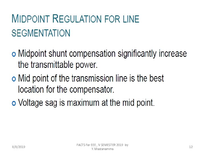 8/8/2019 FACTS for EEE , V SEMESTER 2019 by Y. Mastanamma 12 