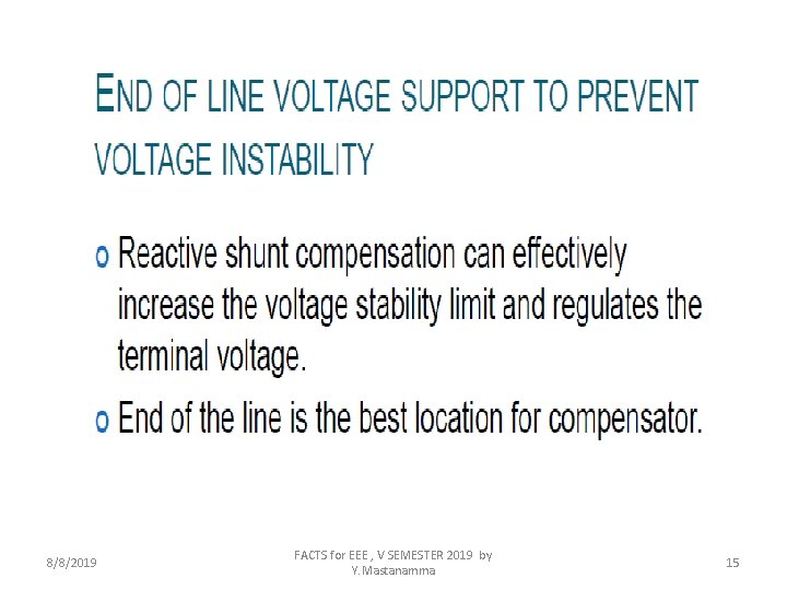 8/8/2019 FACTS for EEE , V SEMESTER 2019 by Y. Mastanamma 15 