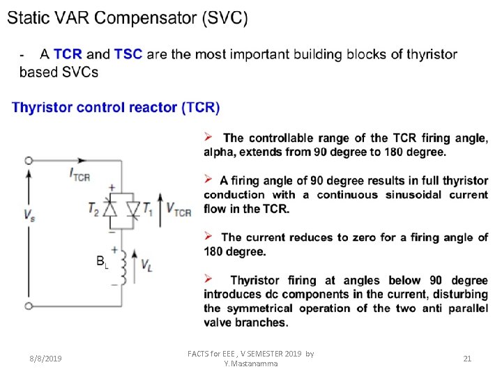 8/8/2019 FACTS for EEE , V SEMESTER 2019 by Y. Mastanamma 21 