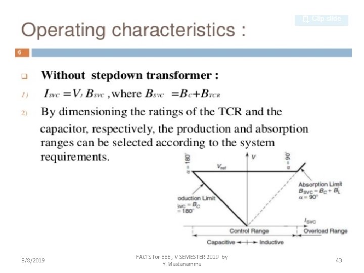 8/8/2019 FACTS for EEE , V SEMESTER 2019 by Y. Mastanamma 43 