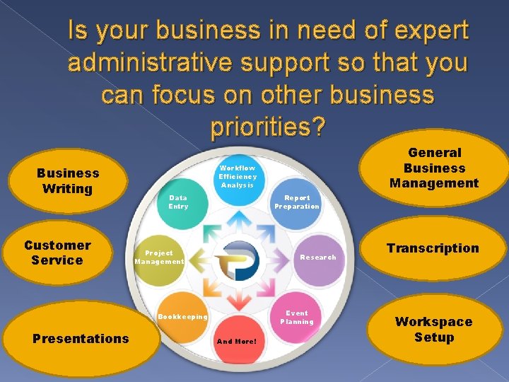 Is your business in need of expert administrative support so that you can focus