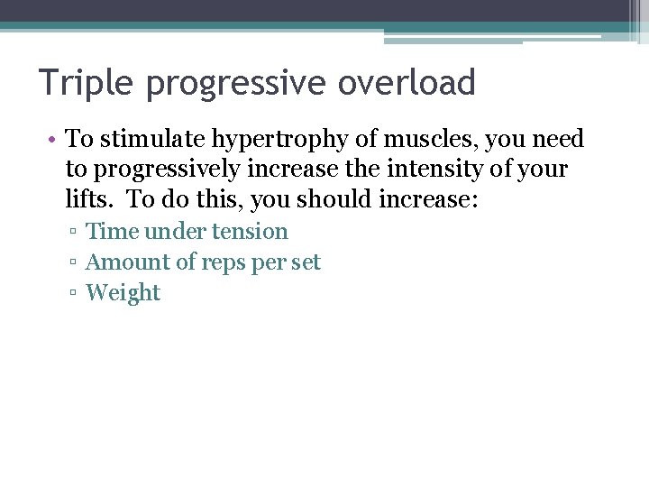 Basics of Muscular Training What is resistance training