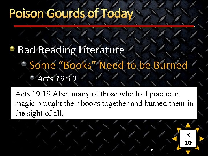 Poison Gourds of Today Bad Reading Literature Some “Books” Need to be Burned Acts