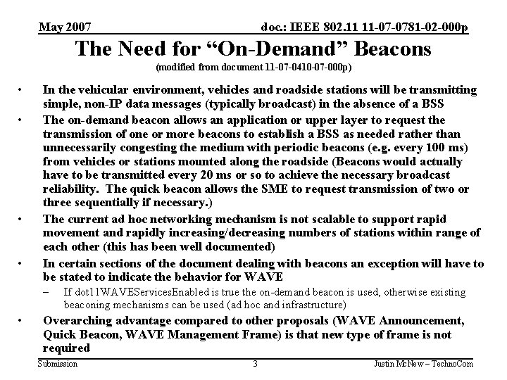 May 2007 doc. : IEEE 802. 11 11 -07 -0781 -02 -000 p The