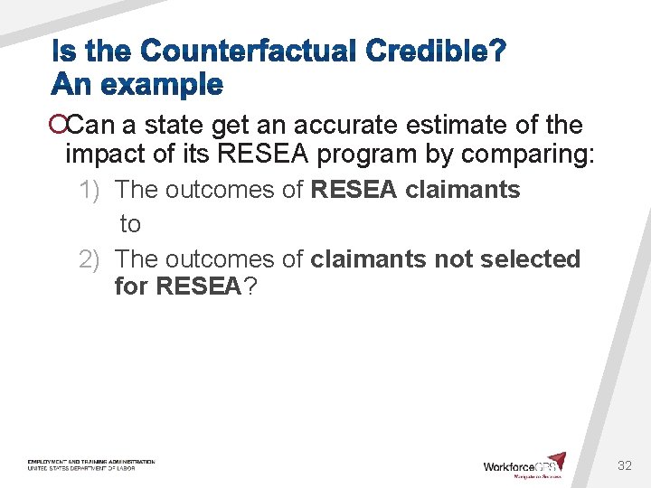 ¡Can a state get an accurate estimate of the impact of its RESEA program