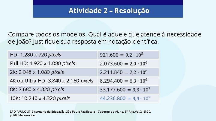 Atividade 2 – Resolução Compare todos os modelos. Qual é aquele que atende à