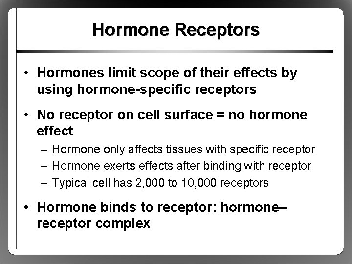 CHAPTER 4 Hormonal Control During Exercise CHAPTER 4