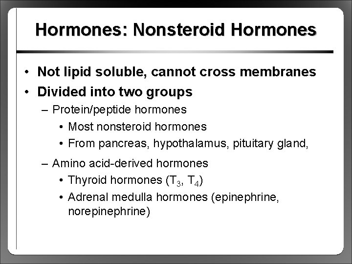 CHAPTER 4 Hormonal Control During Exercise CHAPTER 4