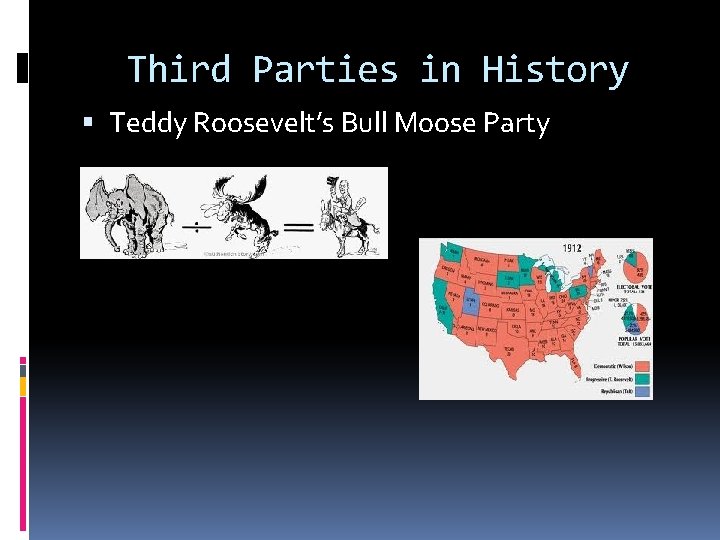 Third Parties in History Teddy Roosevelt’s Bull Moose Party 