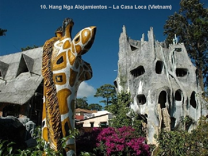 10. Hang Nga Alojamientos – La Casa Loca (Vietnam) 