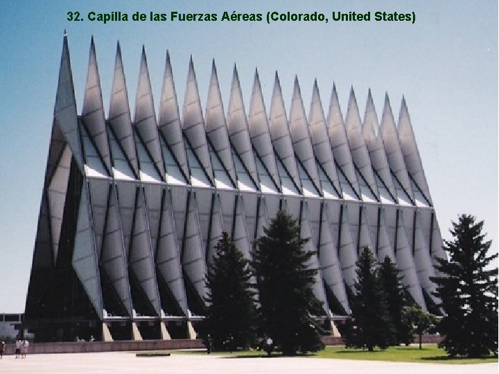 32. Capilla de las Fuerzas Aéreas (Colorado, United States) 