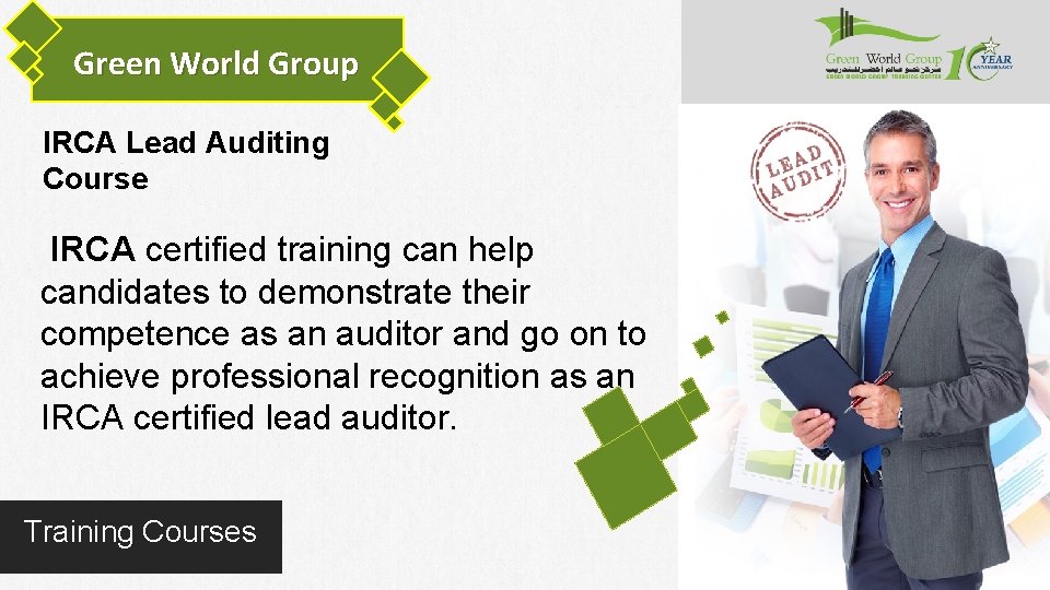 Green World Group IRCA Lead Auditing Course IRCA certified training can help candidates to