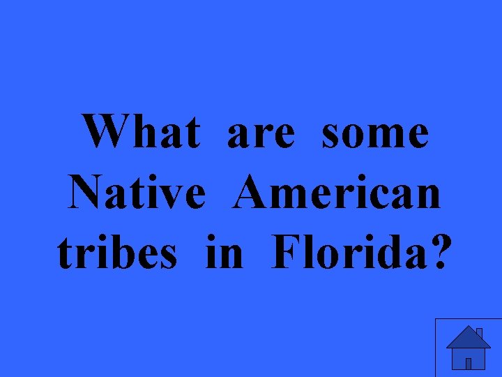 What are some Native American tribes in Florida? 