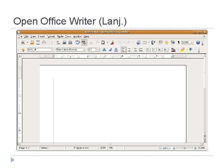 Open Office Writer (Lanj. ) 