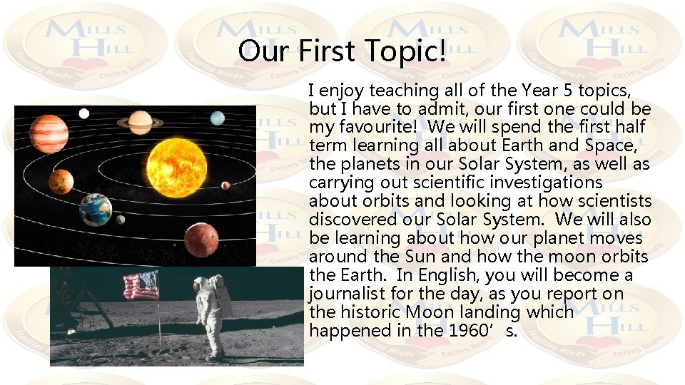 Our First Topic! I enjoy teaching all of the Year 5 topics, but I