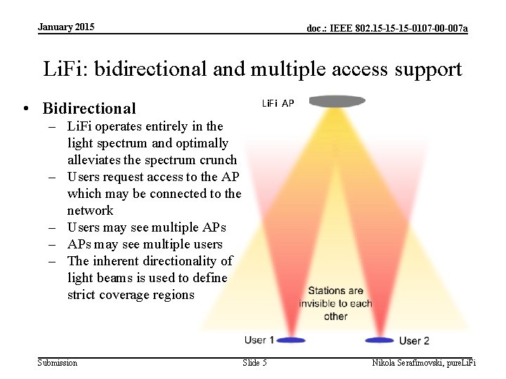 January 2015 doc. : IEEE 802. 15 -15 -15 -0107 -00 -007 a Li.