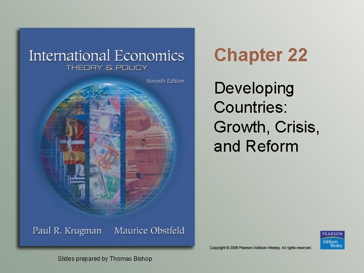 Chapter 22 Developing Countries Growth Crisis and Reform