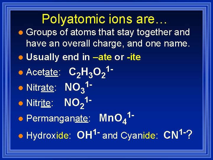 H 2 O Chemical Names and Formulas Science