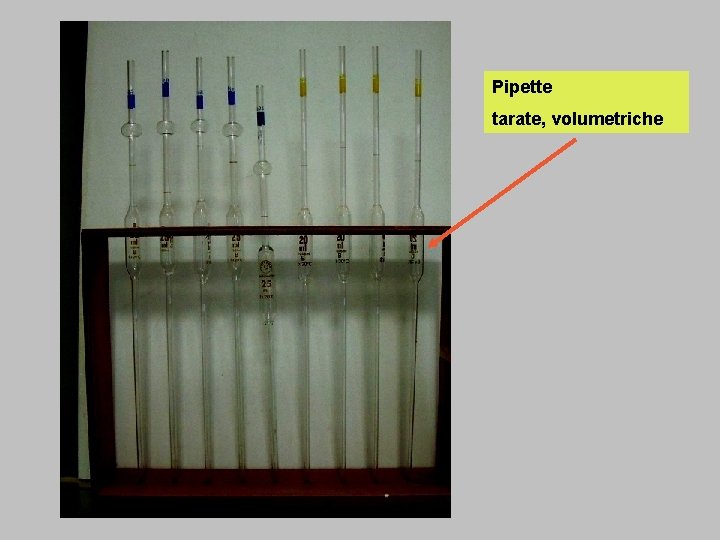 Pipette tarate, volumetriche 