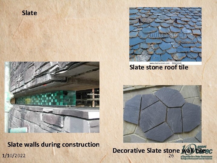 Slate stone roof tile Slate walls during construction 1/10/2022 Decorative Slate stone wall tile