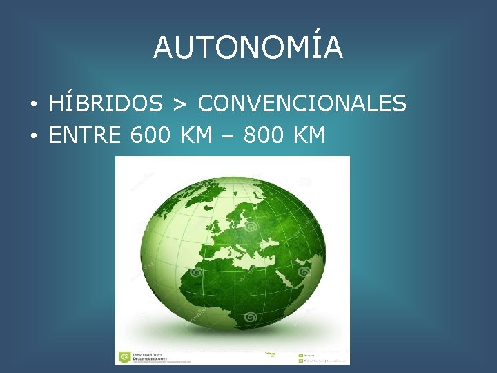 AUTONOMÍA • HÍBRIDOS > CONVENCIONALES • ENTRE 600 KM – 800 KM 