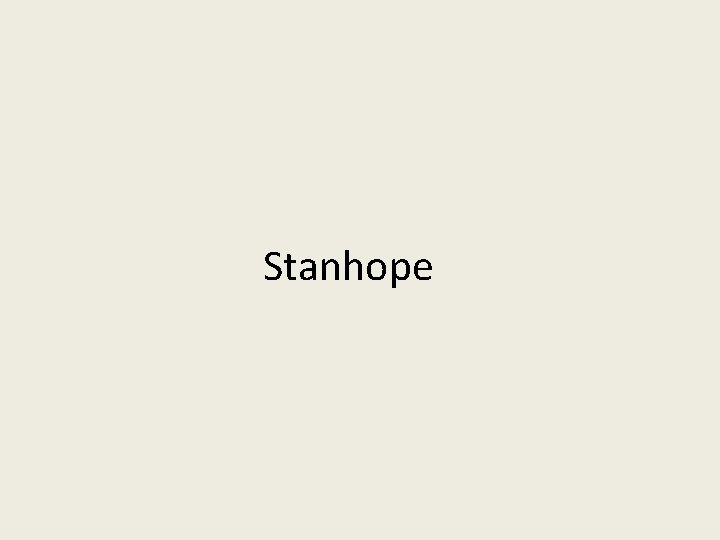 Stanhope 