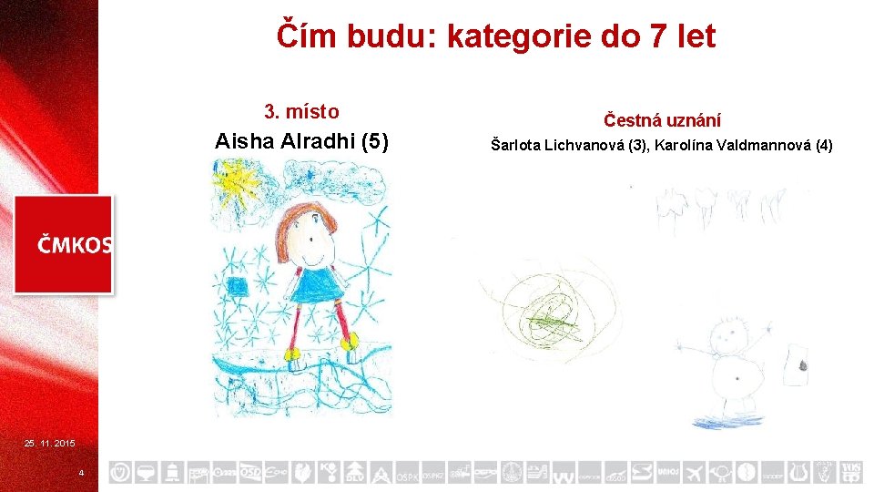 Čím budu: kategorie do 7 let 3. místo Aisha Alradhi (5) 25. 11. 2015