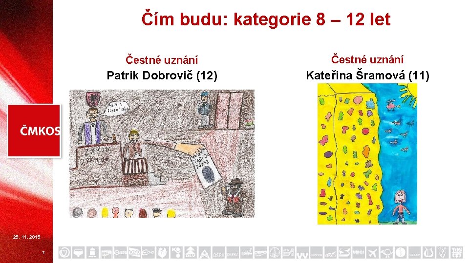 Čím budu: kategorie 8 – 12 let 25. 11. 2015 7 Čestné uznání Patrik