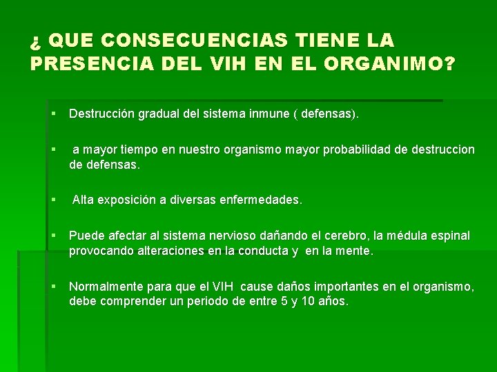 EL VIRUS DEL SIDA EL VIH QUE ES