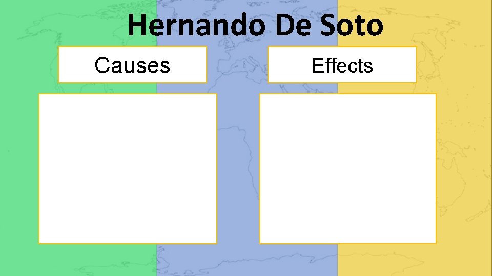 Hernando De Soto Causes Effects 