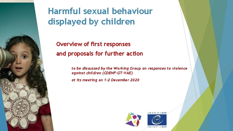 Harmful sexual behaviour displayed by children Overview of