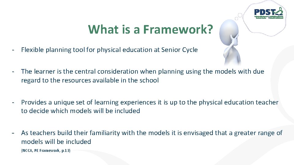 What is a Framework? - Flexible planning tool for physical education at Senior Cycle