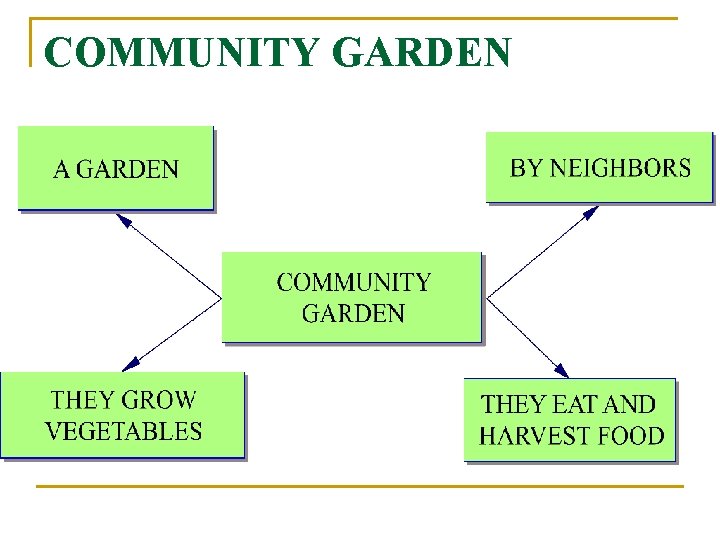 COMMUNITY GARDEN 