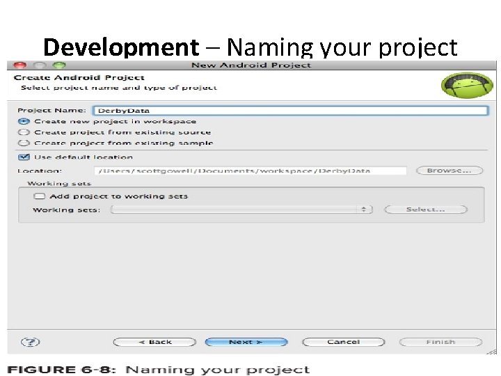 Development – Naming your project 