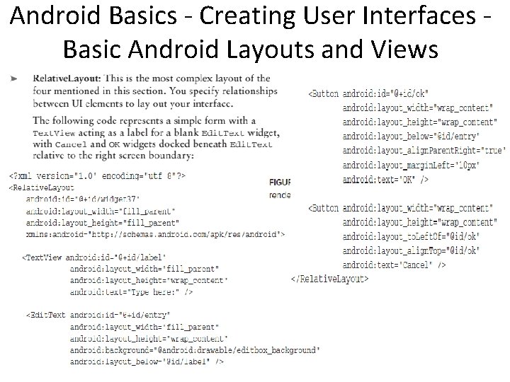 Android Basics - Creating User Interfaces Basic Android Layouts and Views 