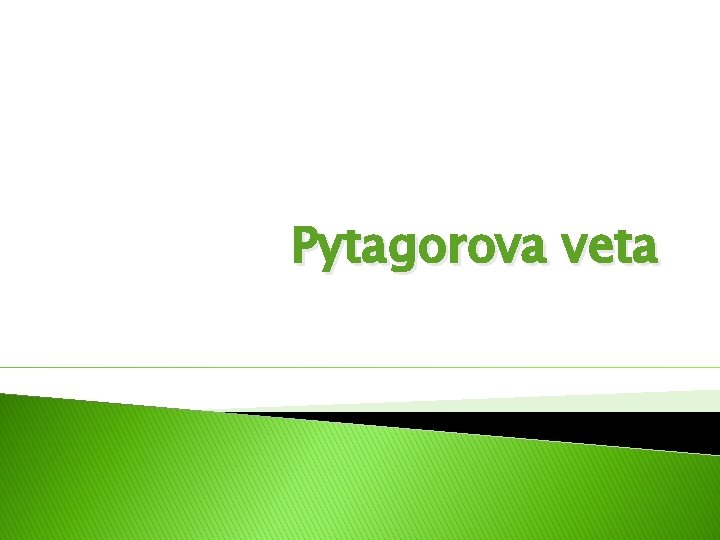 Pytagorova veta 