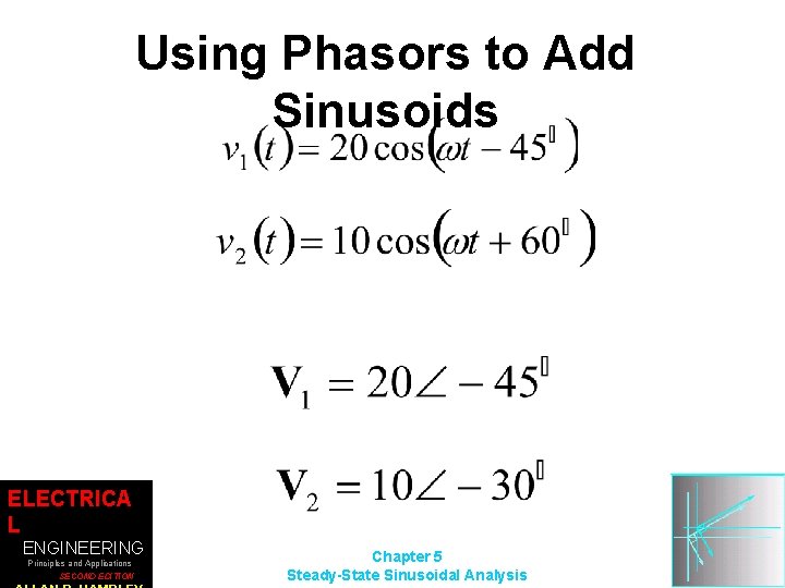 Using Phasors to Add Sinusoids ELECTRICA L ENGINEERING Principles and Applications SECOND EDITION Chapter