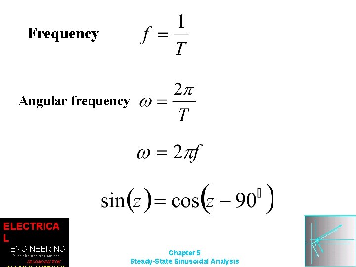 Frequency Angular frequency ELECTRICA L ENGINEERING Principles and Applications SECOND EDITION Chapter 5 Steady-State