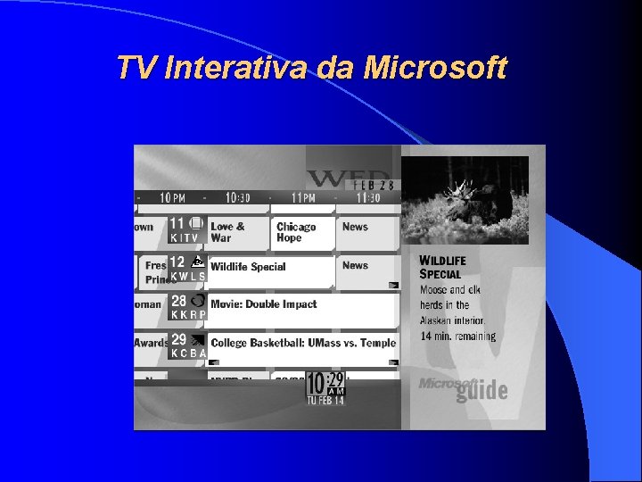 TV Interativa da Microsoft 