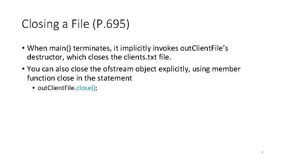 Chapter 17 File Processing 2 Files and Streams