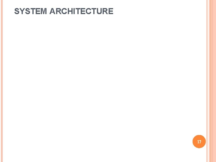 SYSTEM ARCHITECTURE 17 
