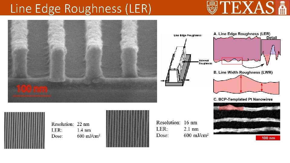 Line Edge Roughness (LER) 