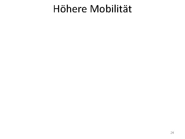 Höhere Mobilität 24 