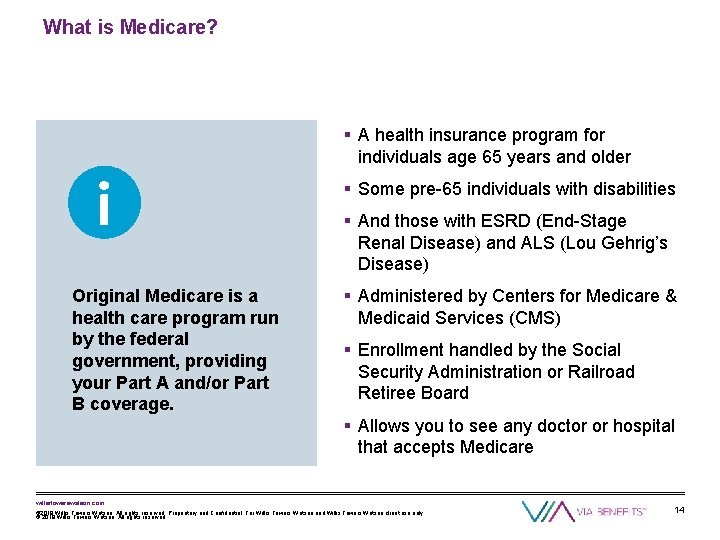 What is Medicare? i Original Medicare is a health care program run by the