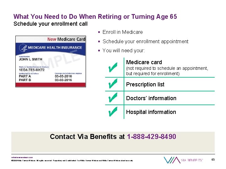 What You Need to Do When Retiring or Turning Age 65 Schedule your enrollment