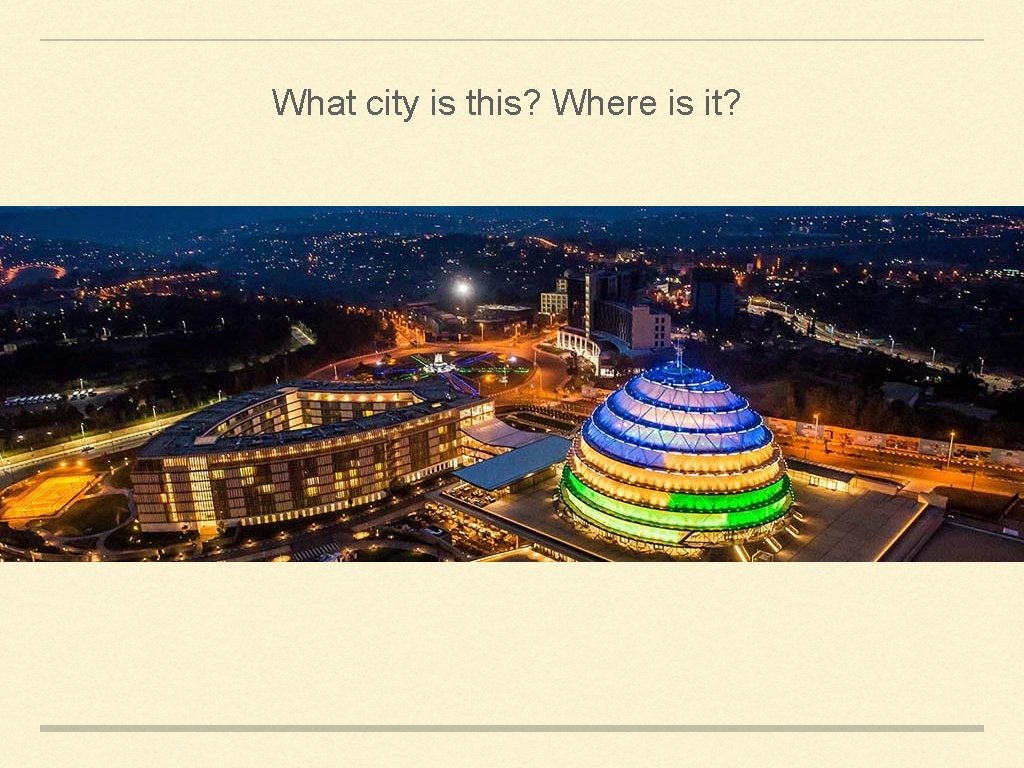 What city is this? Where is it? 