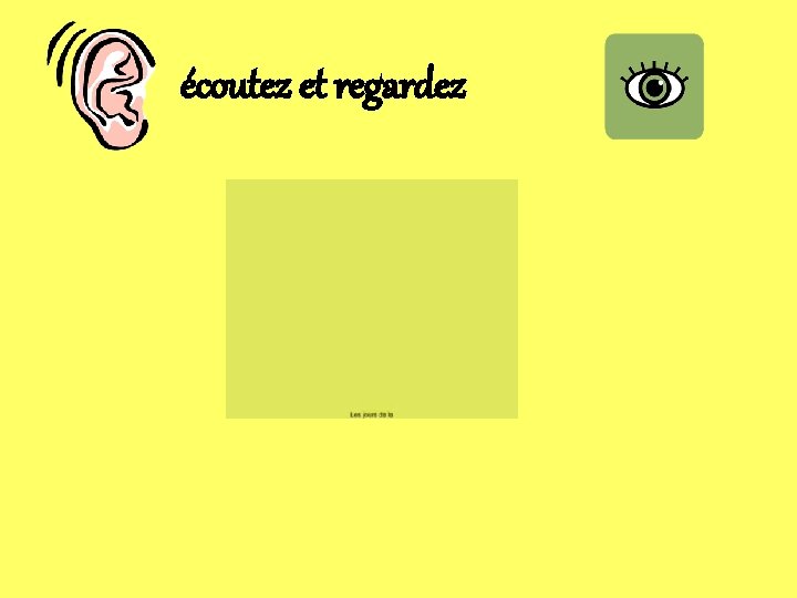 écoutez et regardez 