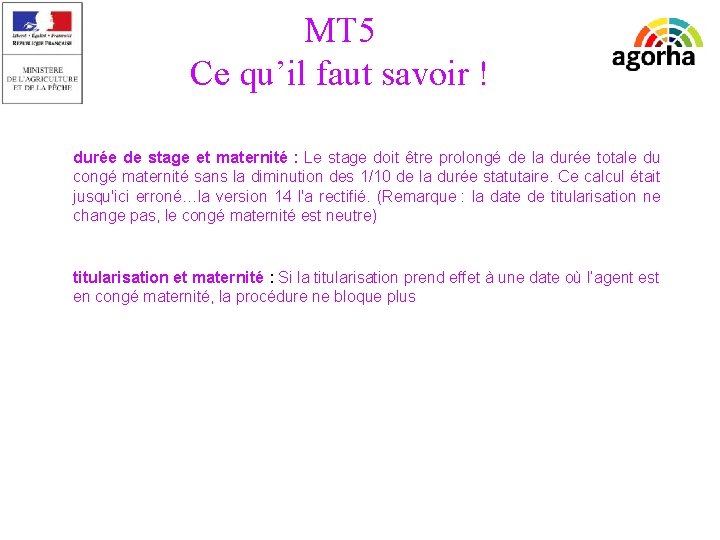 MT 5 Ce qu’il faut savoir ! durée de stage et maternité : Le MT 5 Ce qu’il faut savoir ! durée de stage et maternité : Le
