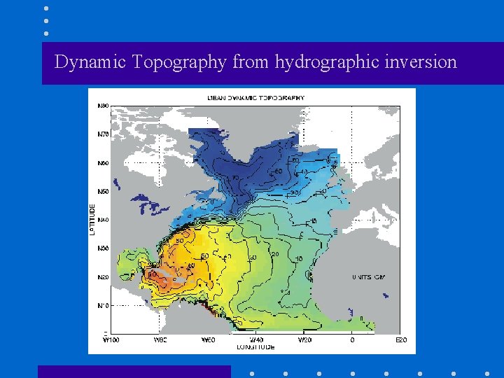 Dynamic Topography from hydrographic inversion 